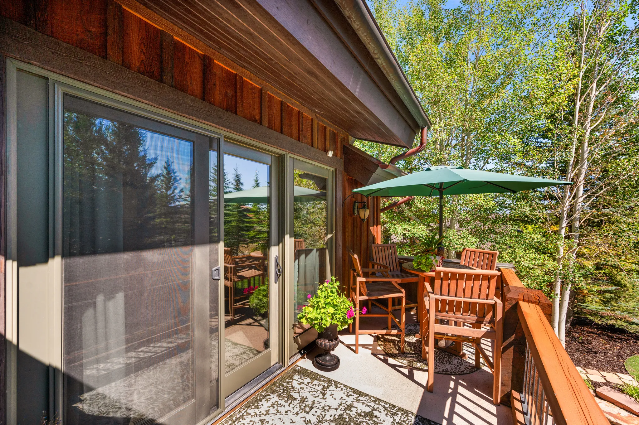 View of deck