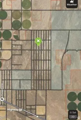 Geographic Information System (GIS) Map. Displaying a property location and surrounding land parcels