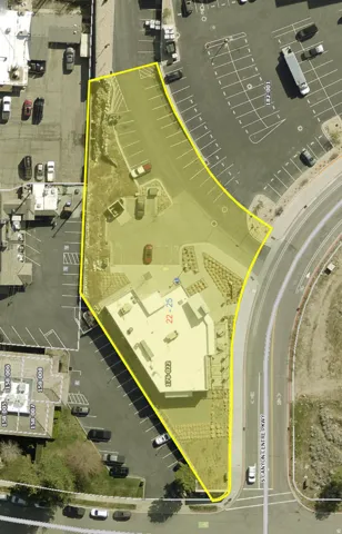 Aerial Map. Illustrating the property's boundaries and surrounding parcels