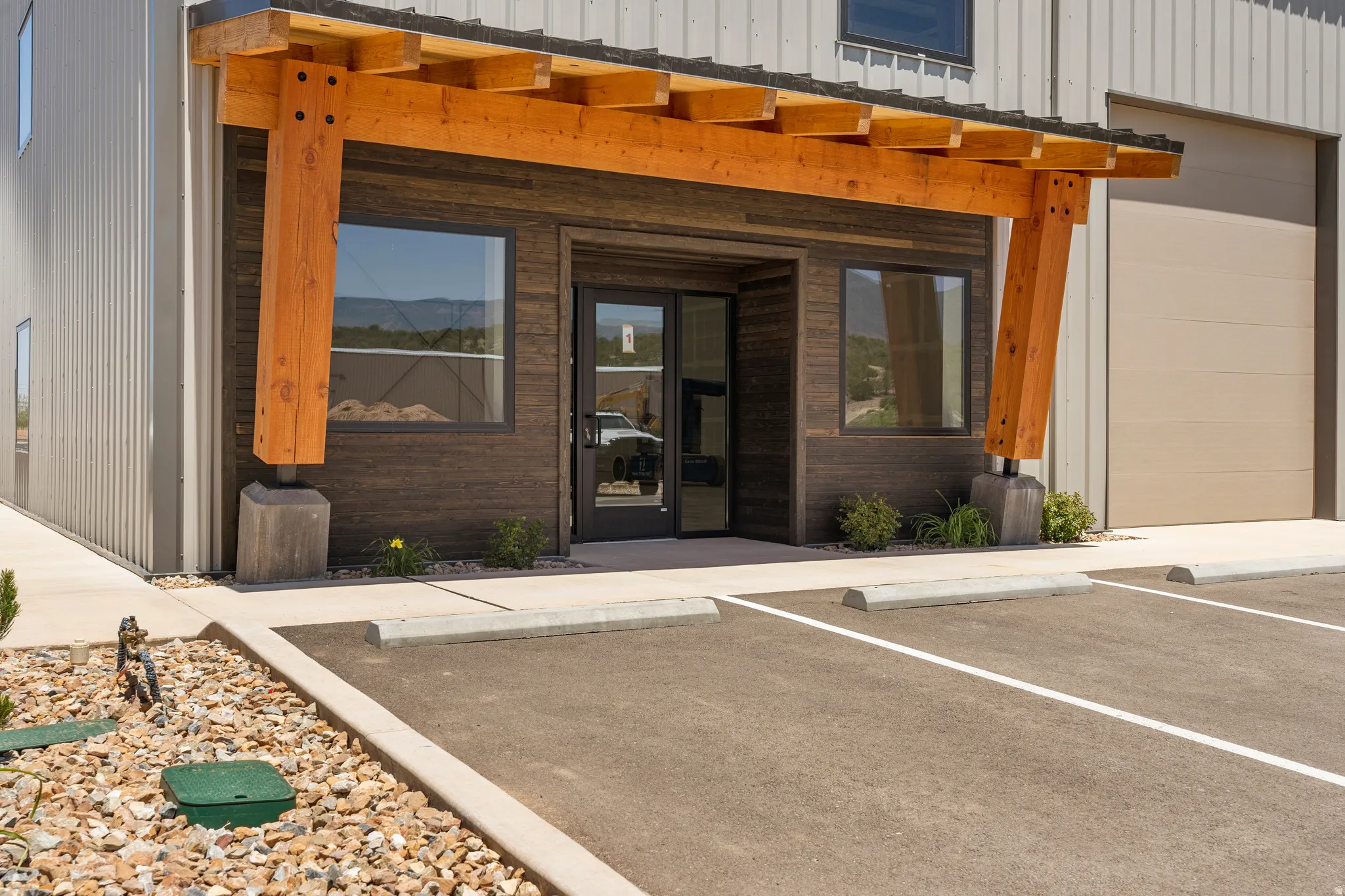 Exterior entry