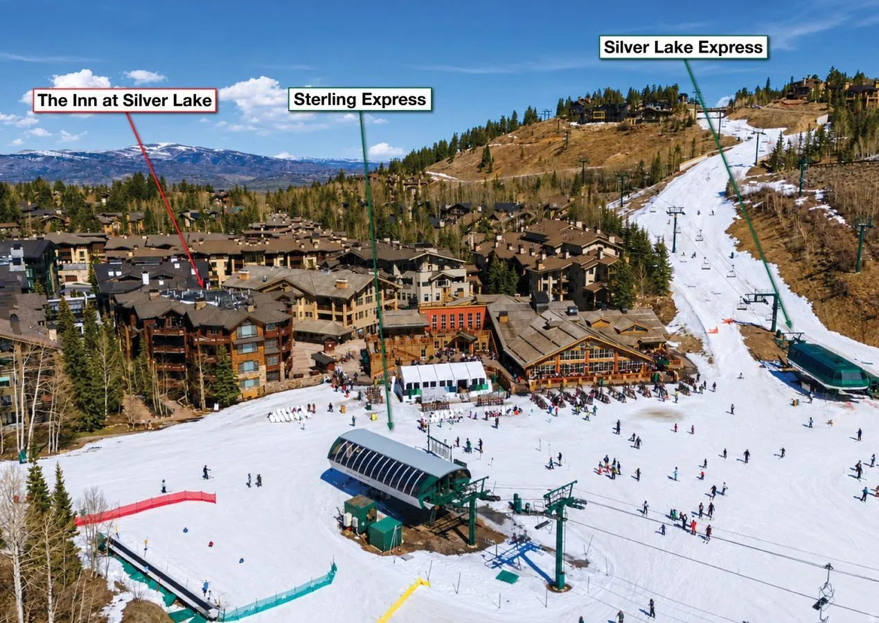 Ski-in/ski-out access featuring multiple ski lifts directly adjacent to the property