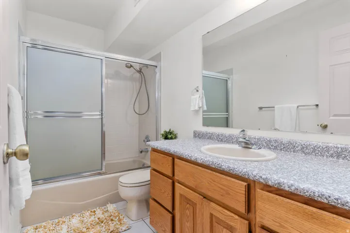 Lower level bath