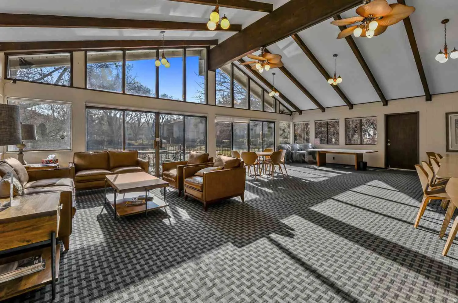 Beautiful Clubhouse next to pool.  This space can be rented for partys
