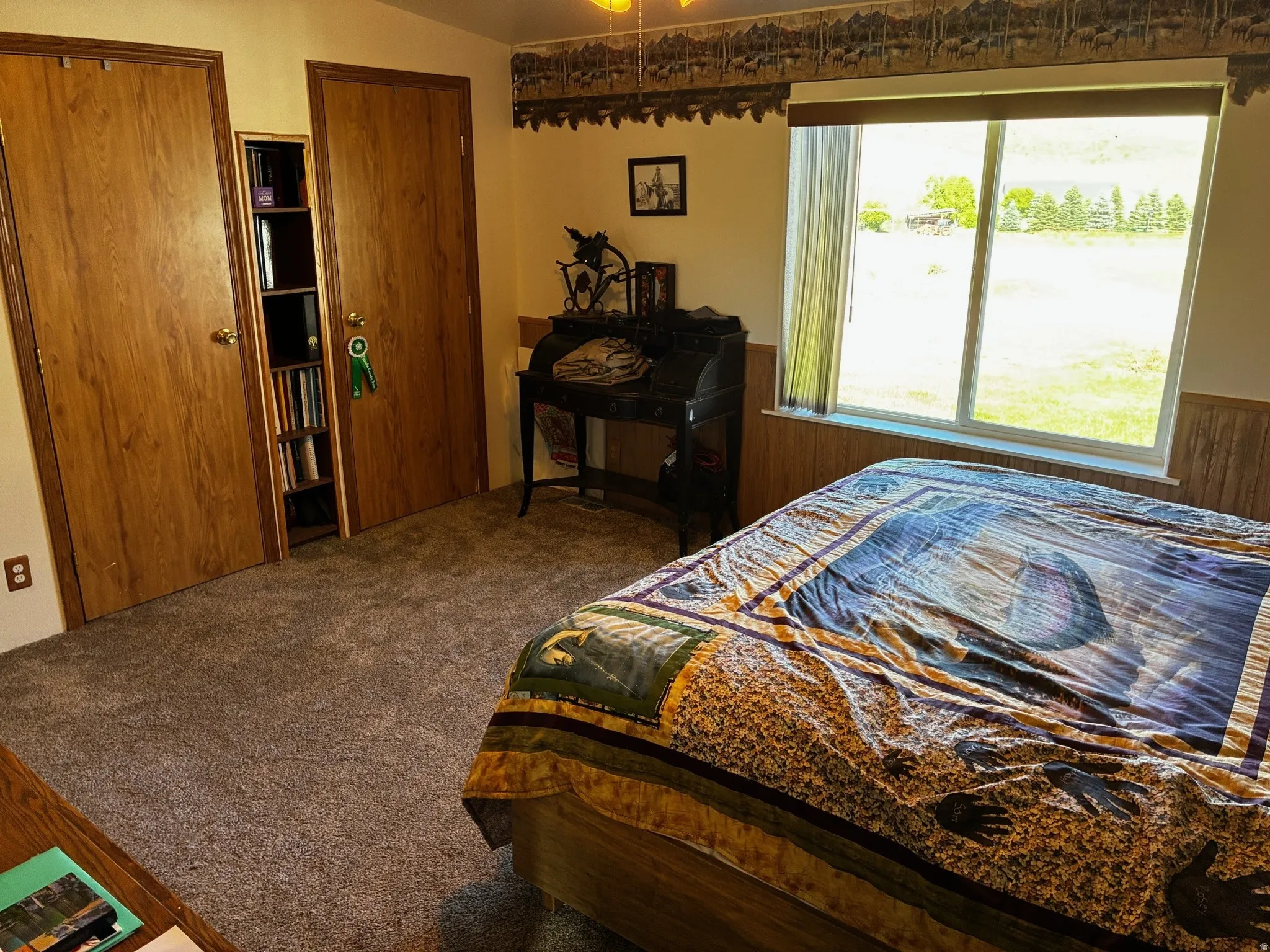 Master bedroom with 2 large closets.