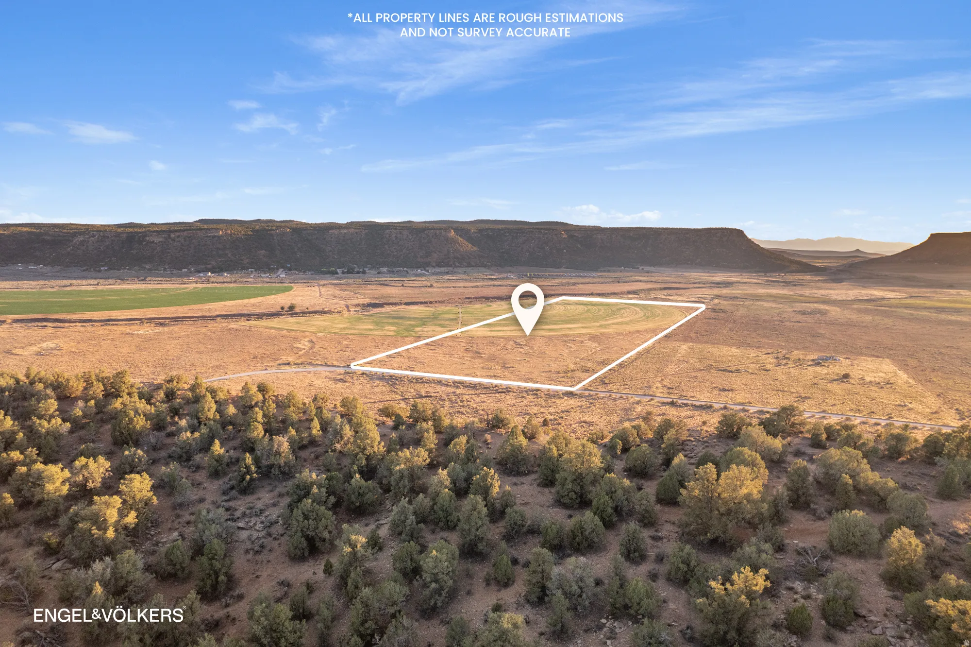 Expansive parcel of undeveloped land featuring varied topography