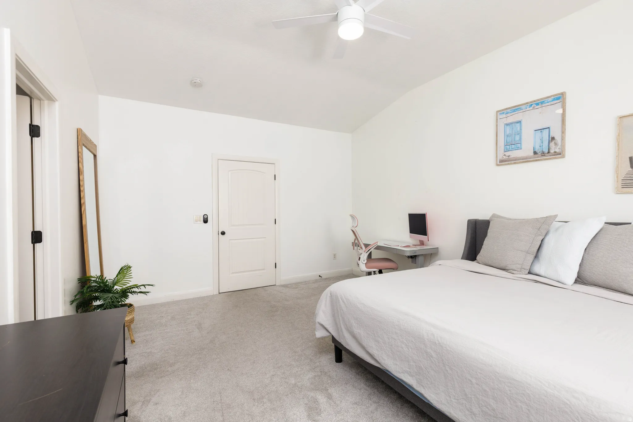 Primary suite spacious to add a desk or exercise equipment