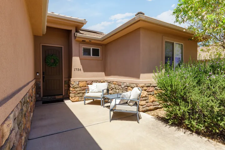 Large inviting patio