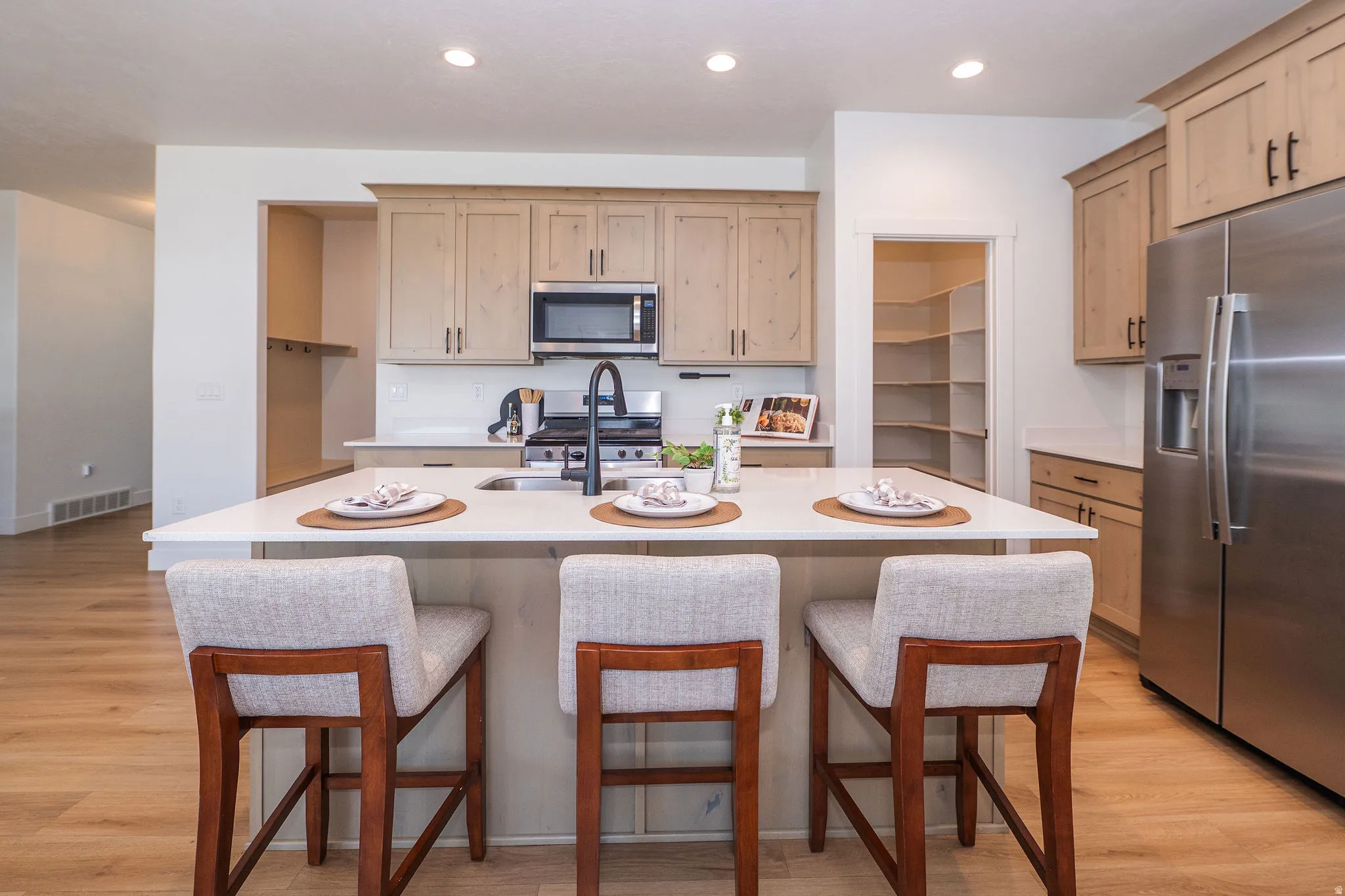 Kitchen with pantry