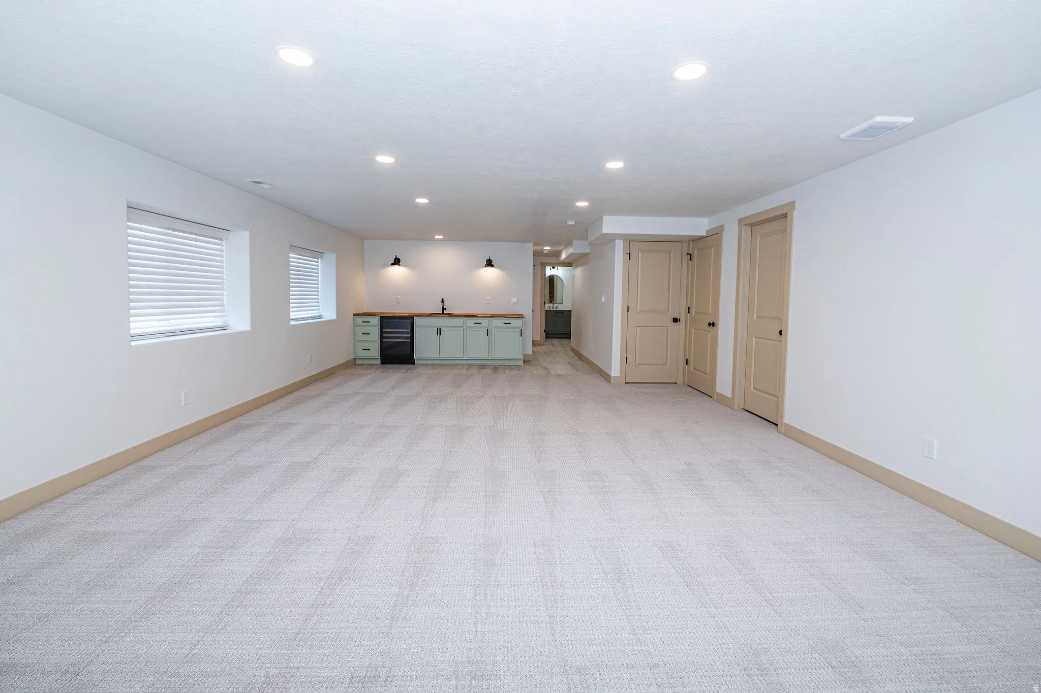 Newly finished downstairs - family room