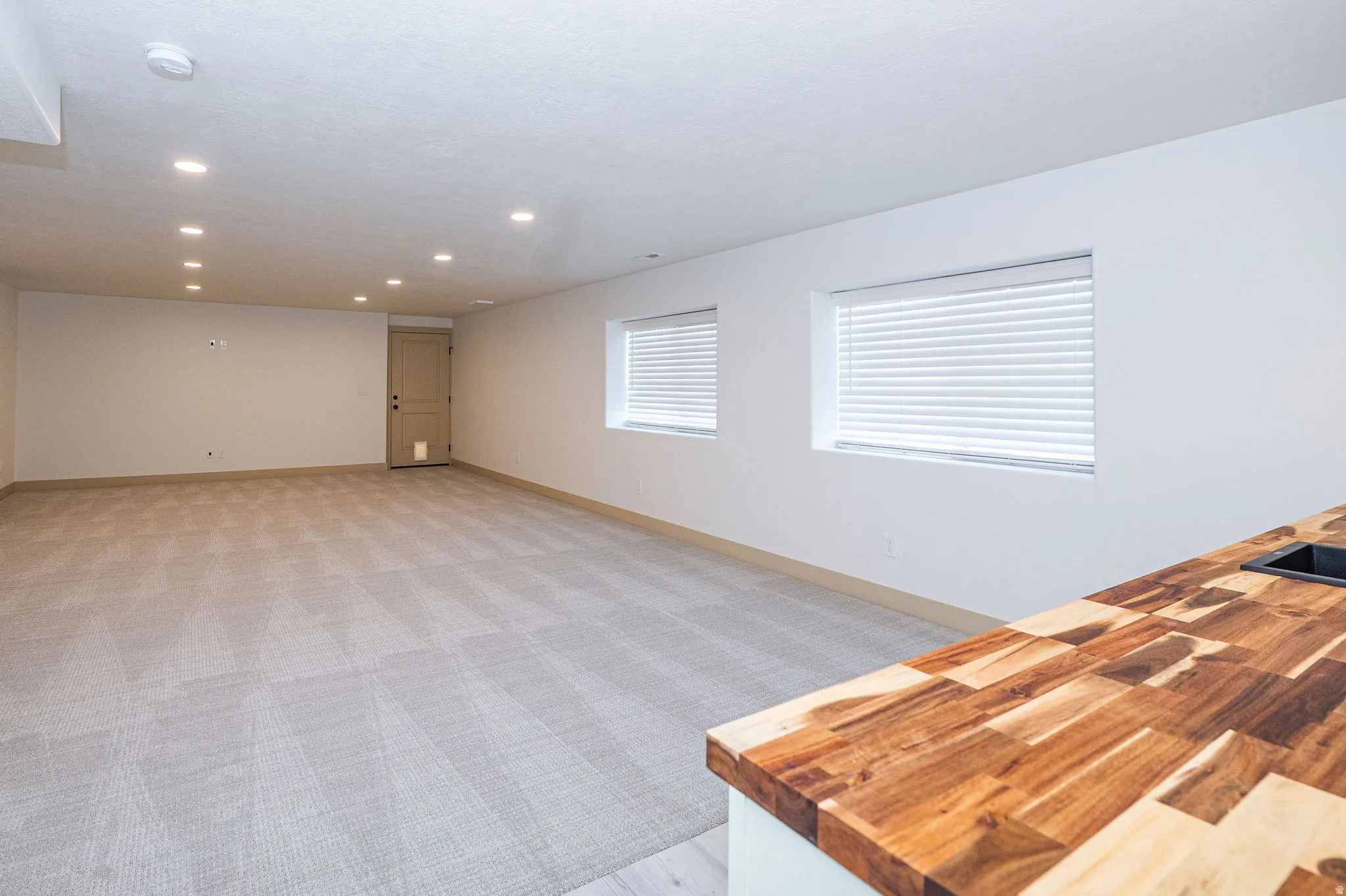Spacious family room