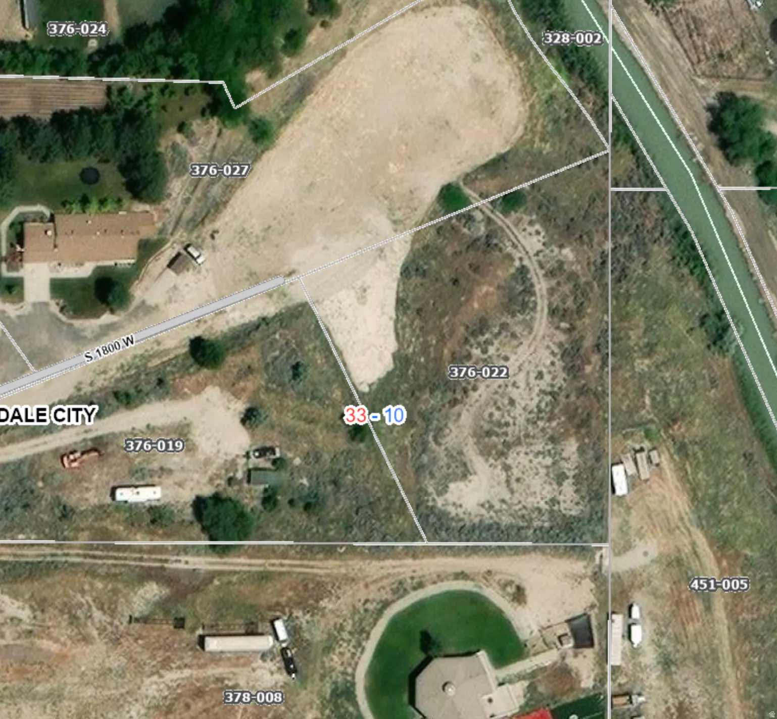 Assessor's Parcel Map. Displaying property boundaries and identification numbers