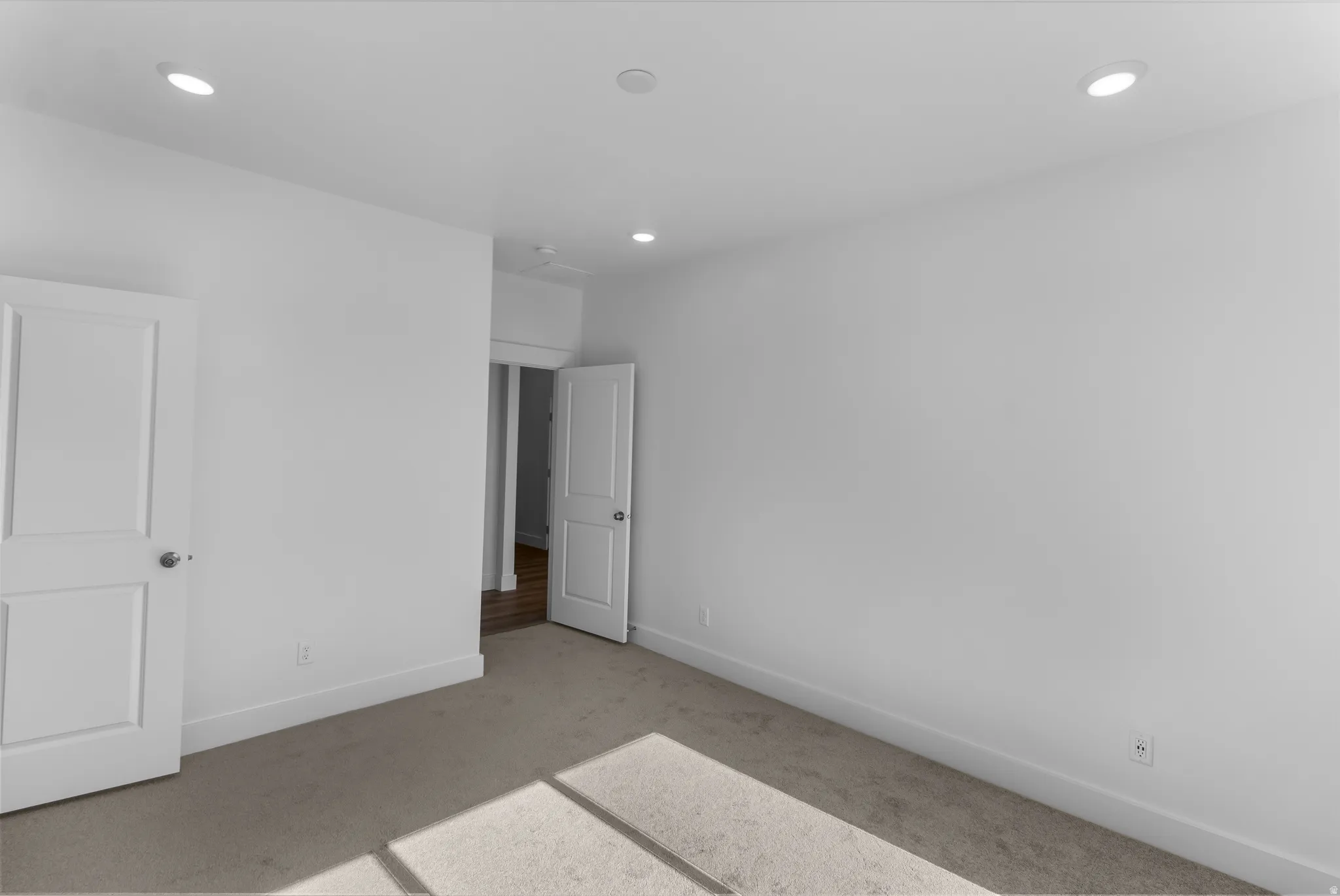 Neutral tone carpet flooring