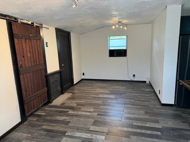 Wood-look tile flooring