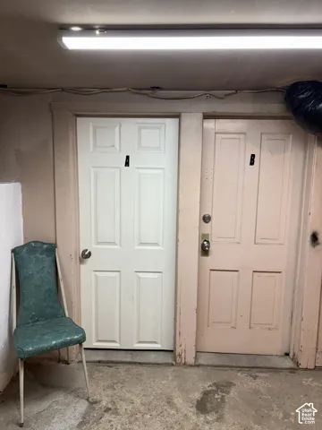 Storage in basement providing extra monthly income.