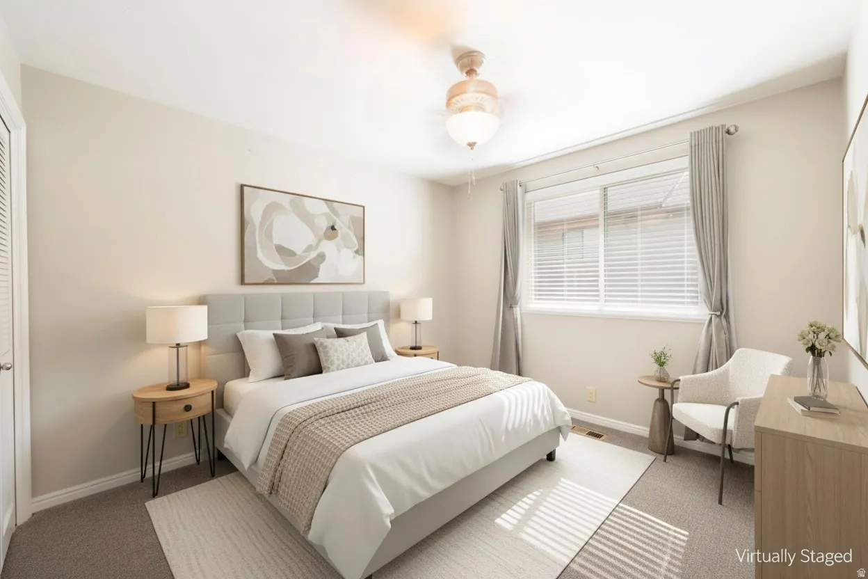 Staged Second Bedroom