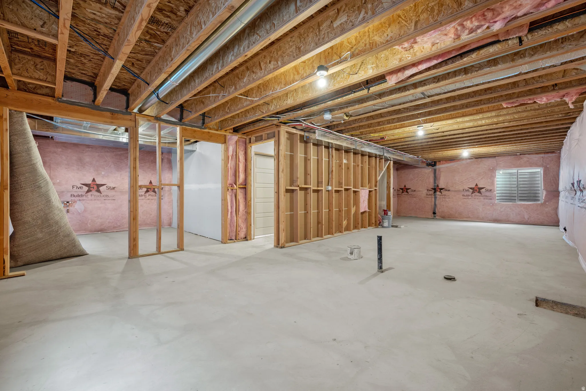 Unfinished basement
