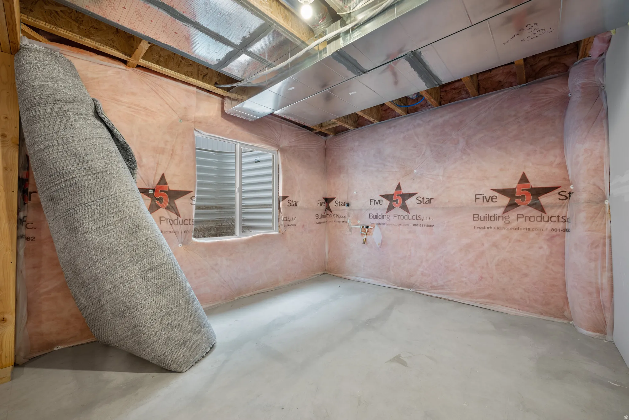 unfinished basement