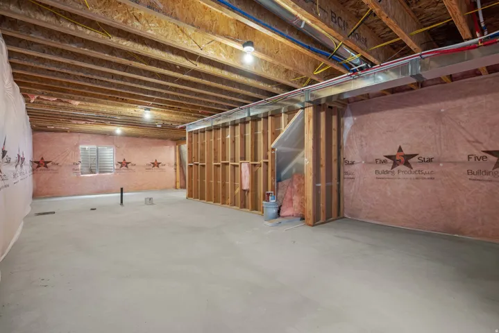 unfinished basement