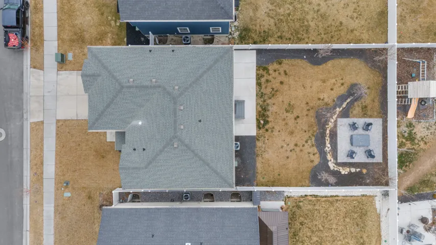 overhead view