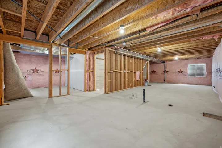 Unfinished basement