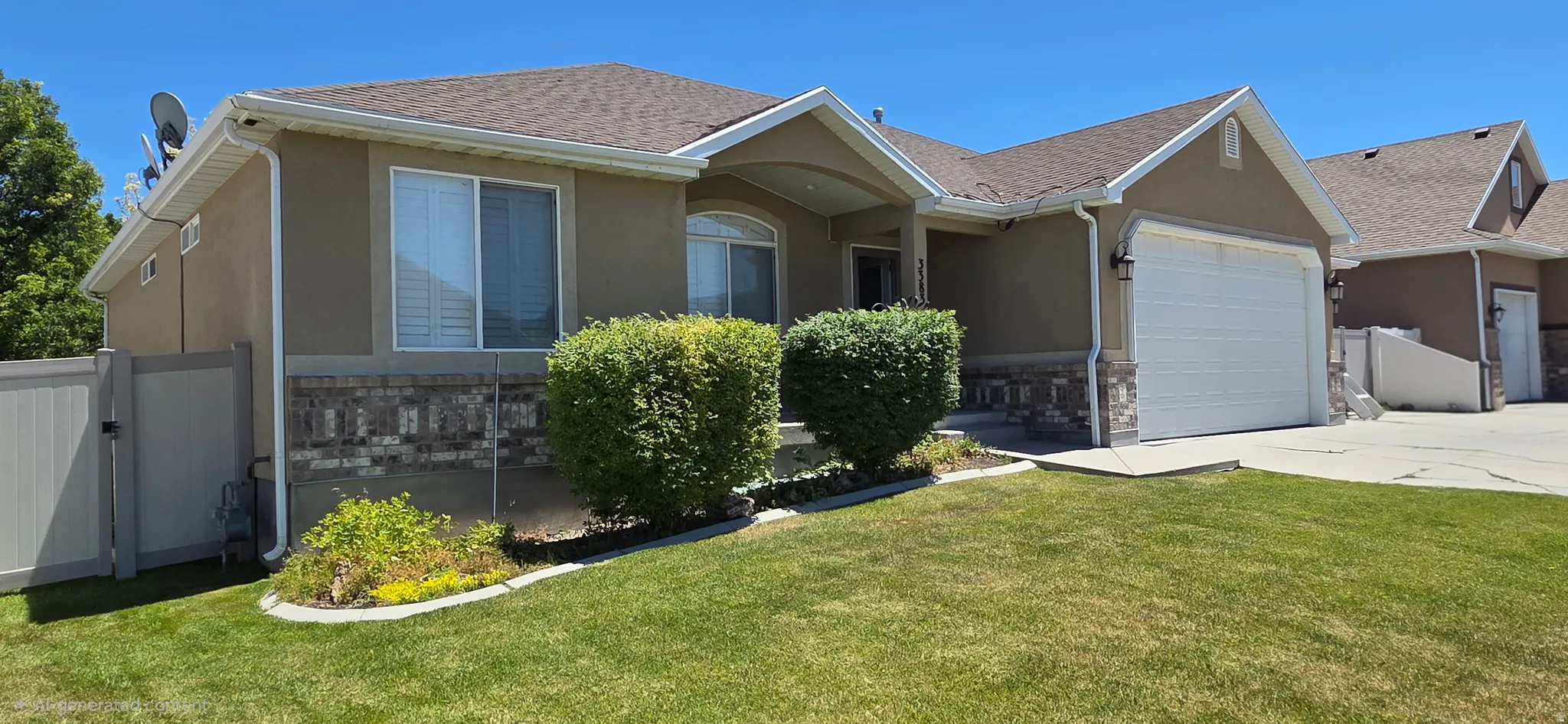 Front of the home with porch