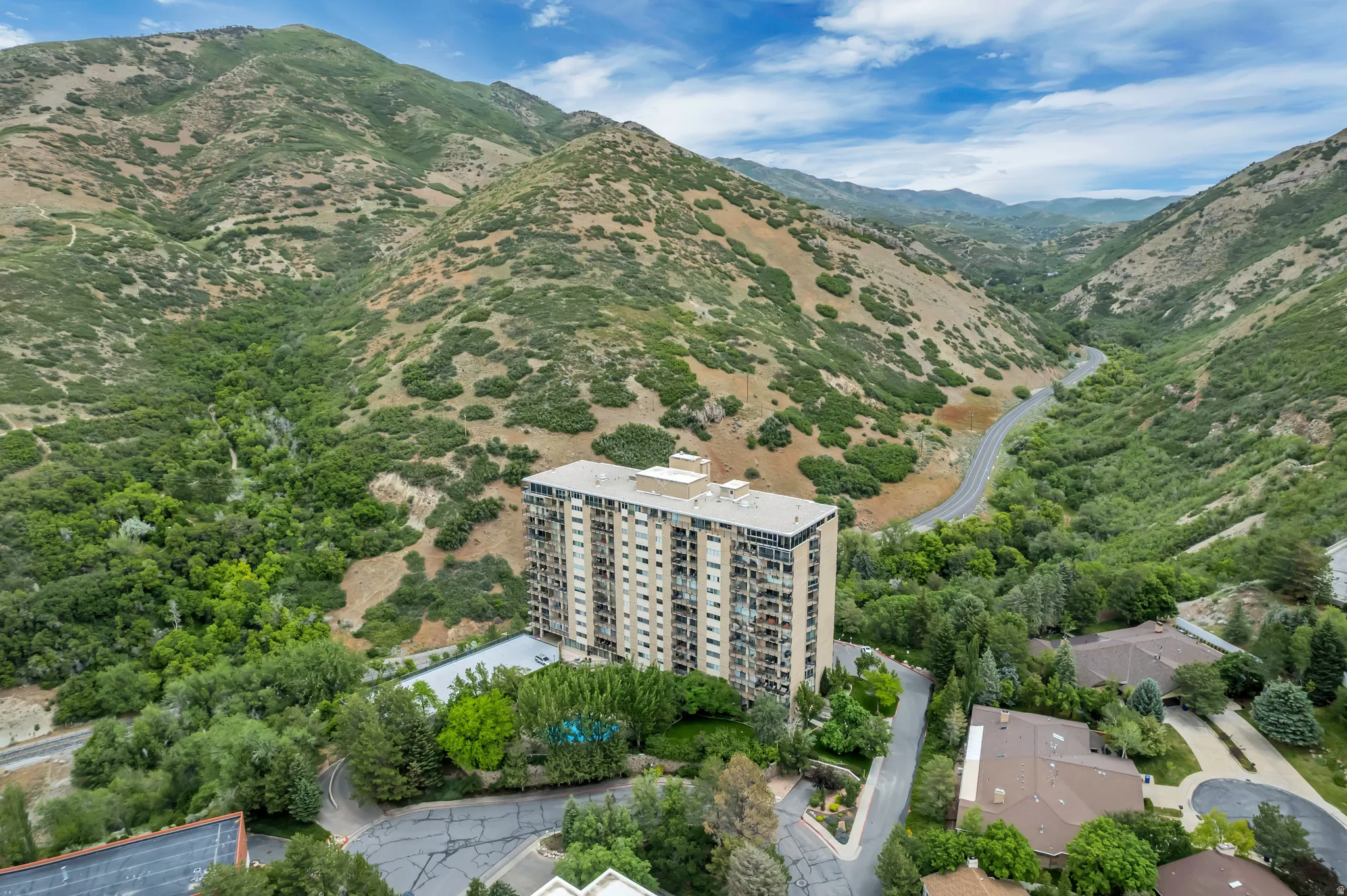 View up immigration canyon