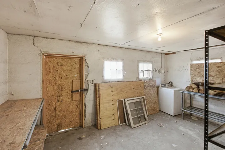 Large storage room in the shop-shed