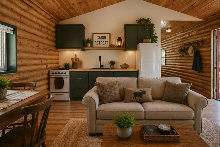 Rendering of what the guest cabin could look like