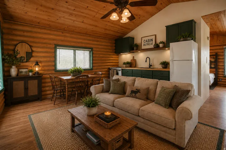 Rendering of what the guest cabin could look like