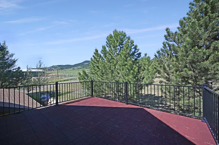 Deck off of the loft