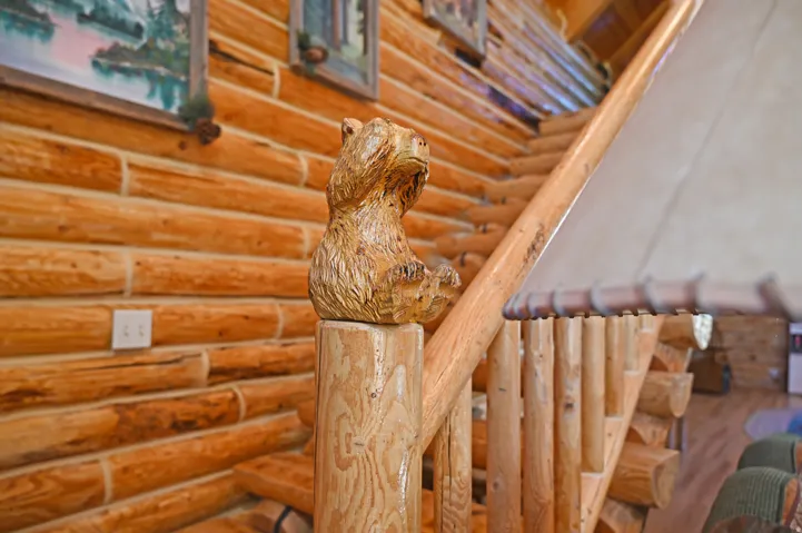 Chainsaw bear accents.