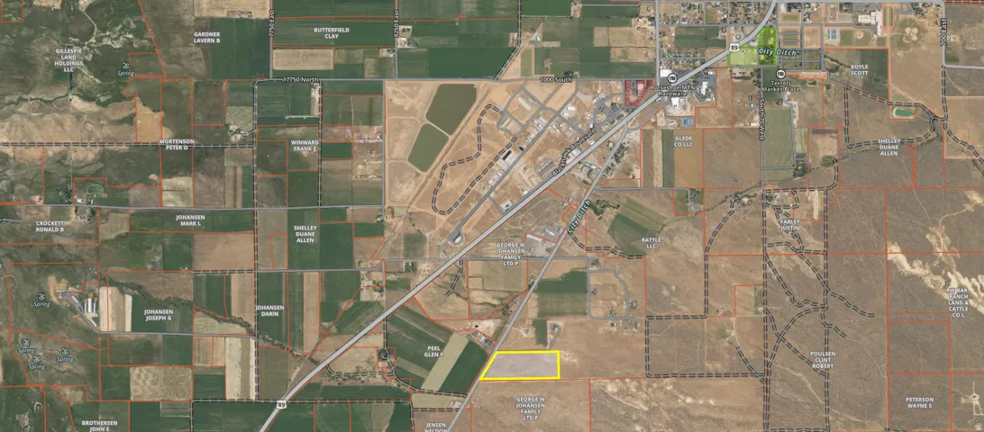 Property Map. Showing the property's location within a larger geographic area