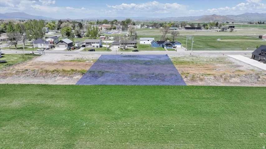 Expansive cleared lot with approximate boundaries