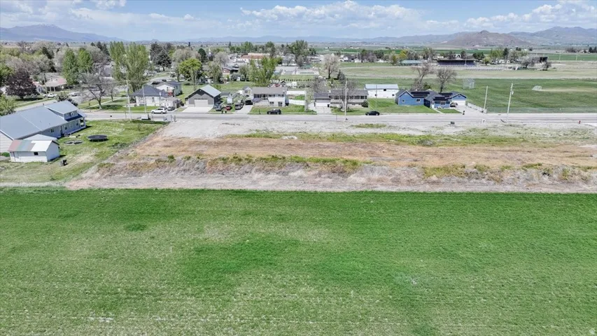 Expansive green field with a clear, flat topography