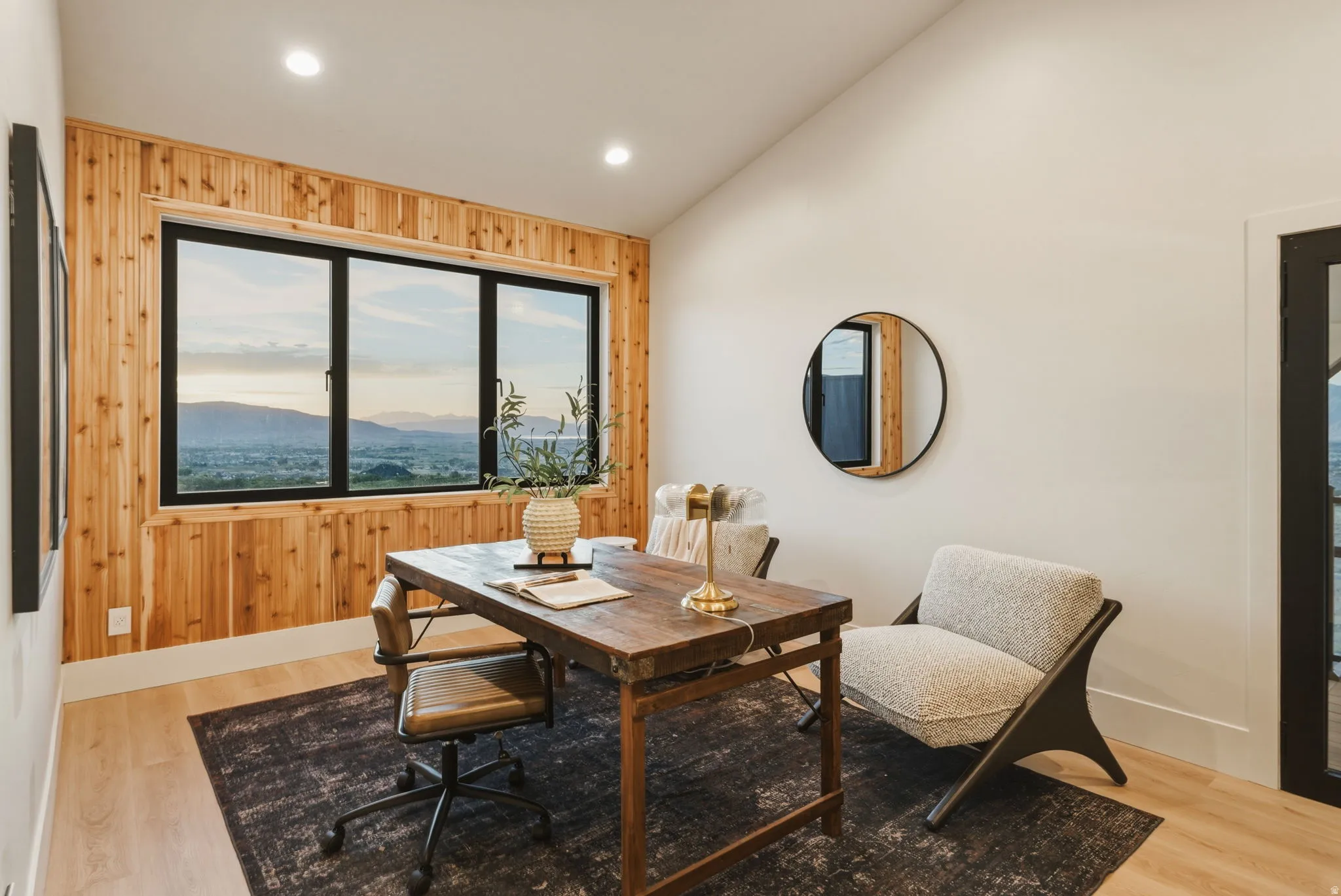 Home Office suite above garage with stair access from the garage