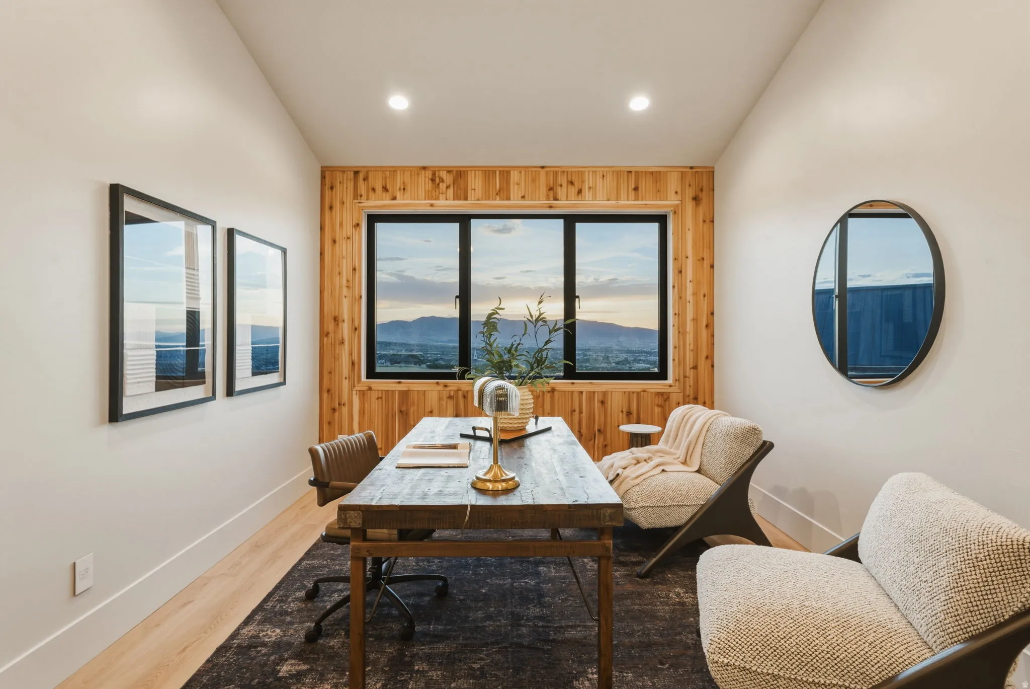 Home Office suite above garage with stair access from the garage
