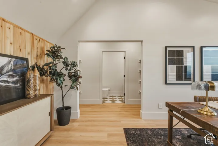 Home Office suite above garage with stair access from the garage