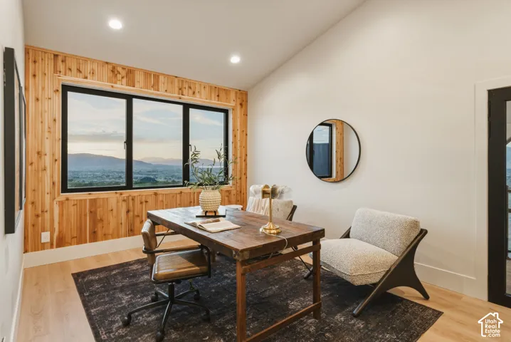 Home Office suite above garage with stair access from the garage