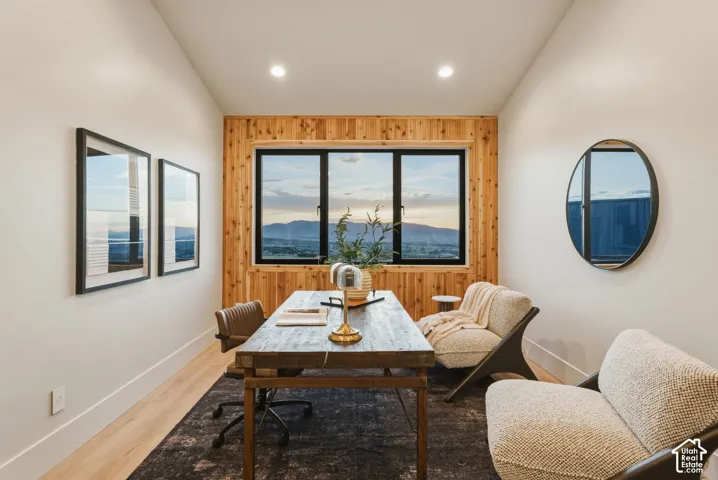 Home Office suite above garage with stair access from the garage