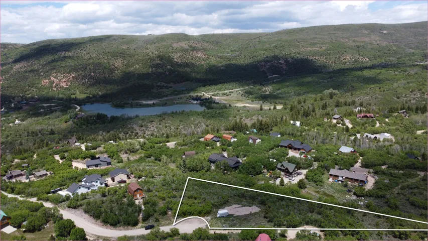 Expansive undeveloped lot featuring natural vegetation, a curved road frontage, and a partially cleared area
