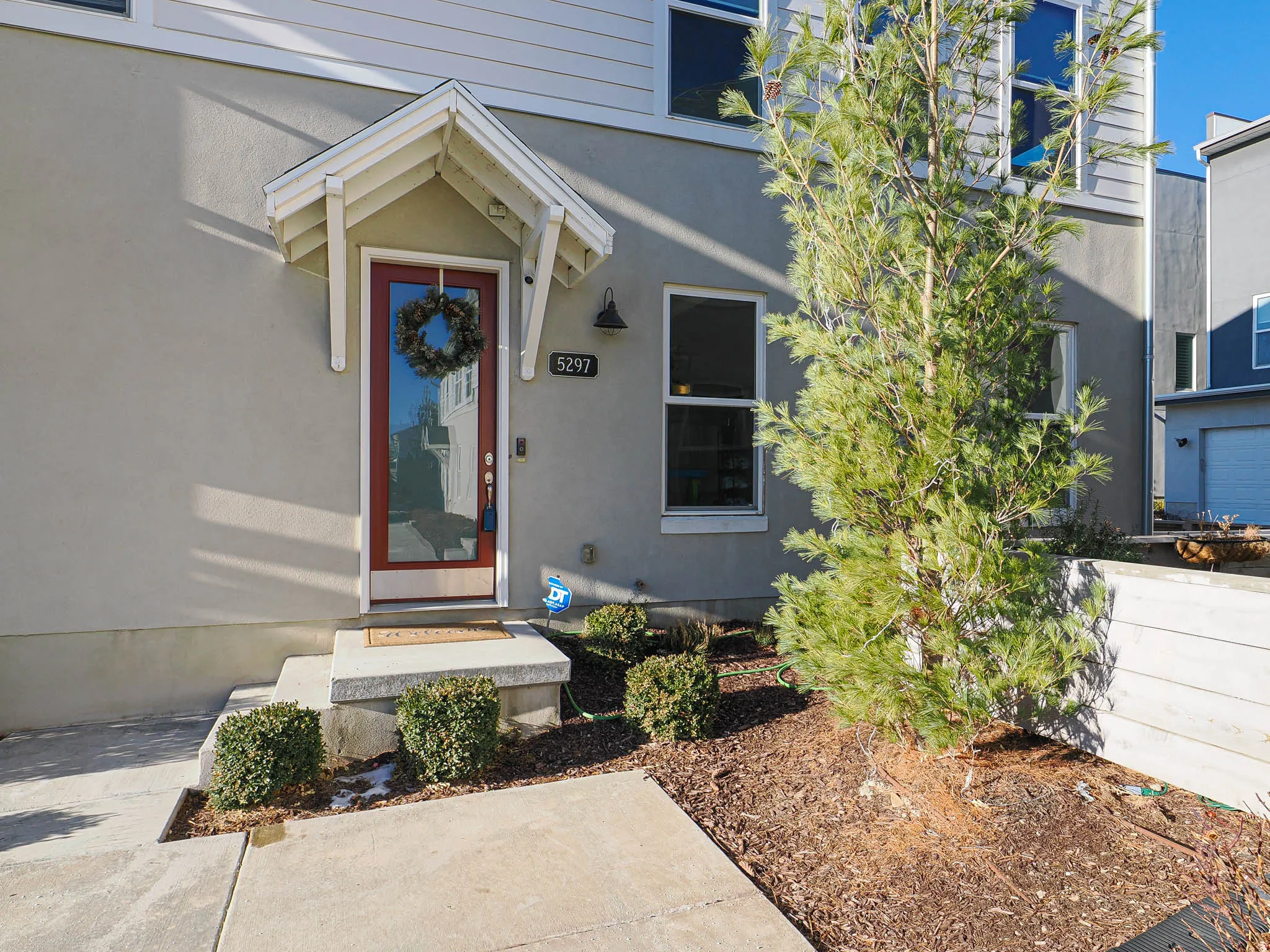 Exterior entry
