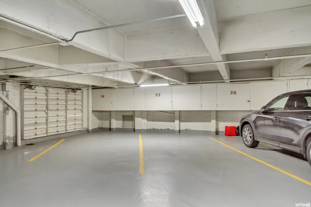 Heated parking garage. This unit comes with 2 parking stalls!