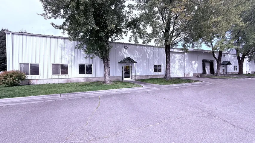 White metal siding exterior
