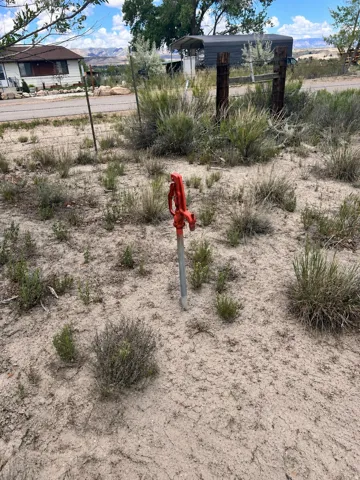 Outdoor spigot for winter water.