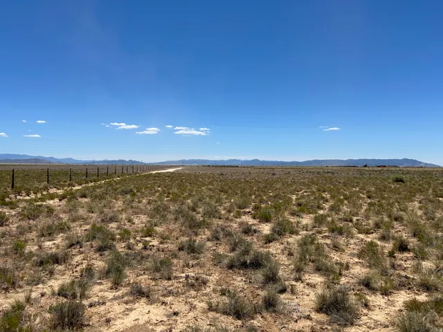 Expansive open land with natural desert vegetation