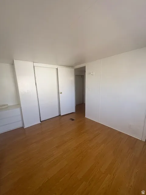 Wood-finish flooring throughout