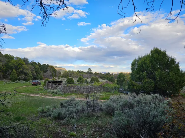 Expansive natural landscape featuring lush greenery and distant mountain vistas