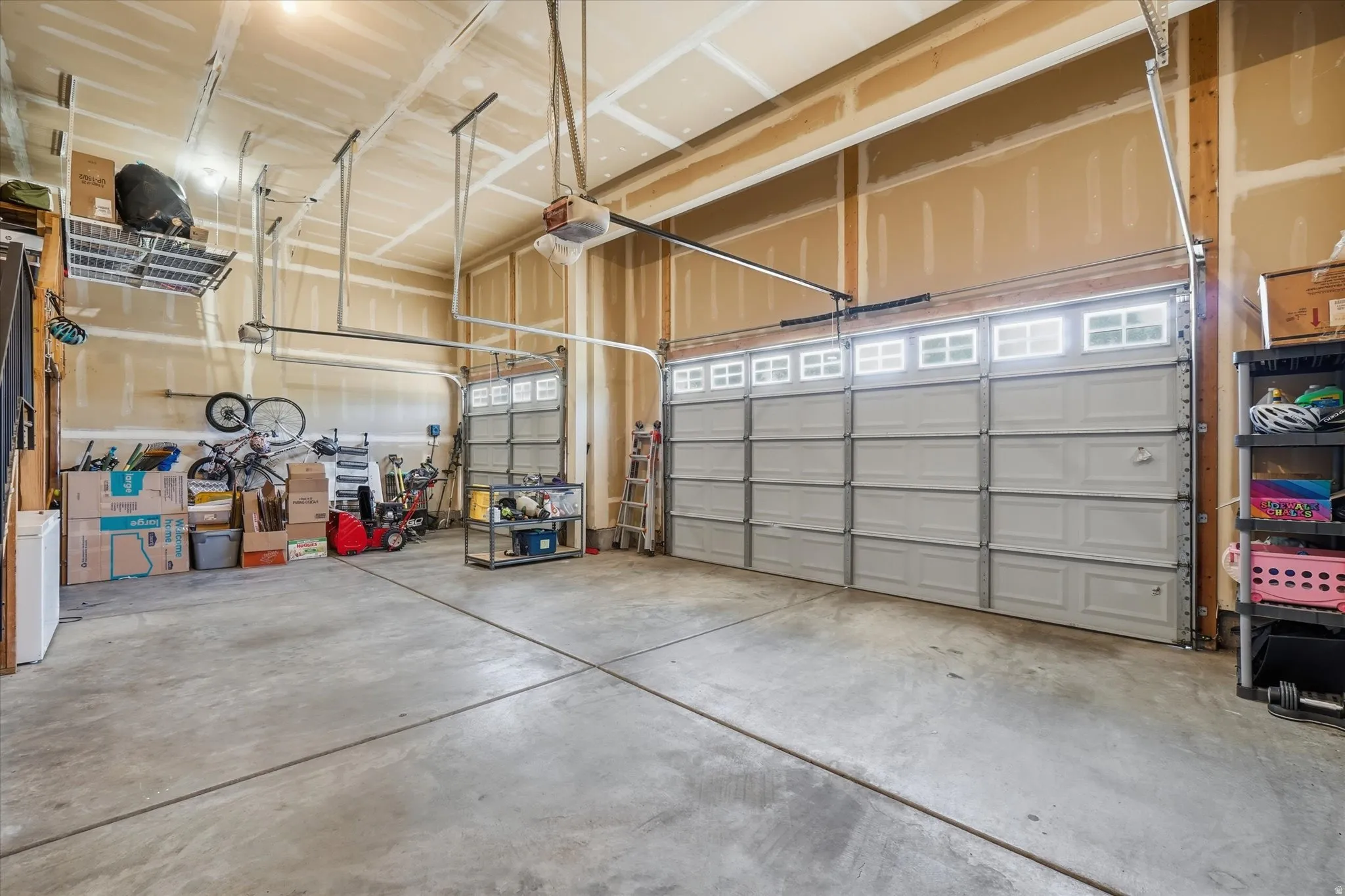 3 Car garage with extra deep 3rd bay and ample overhead storage