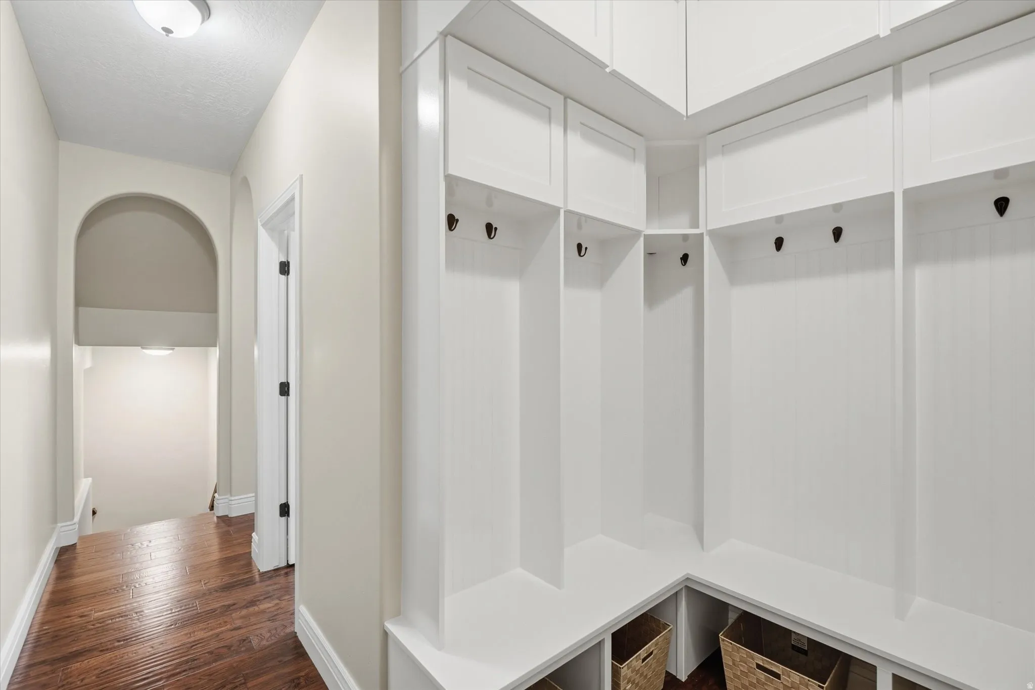 Mudroom directly off garage entrance.