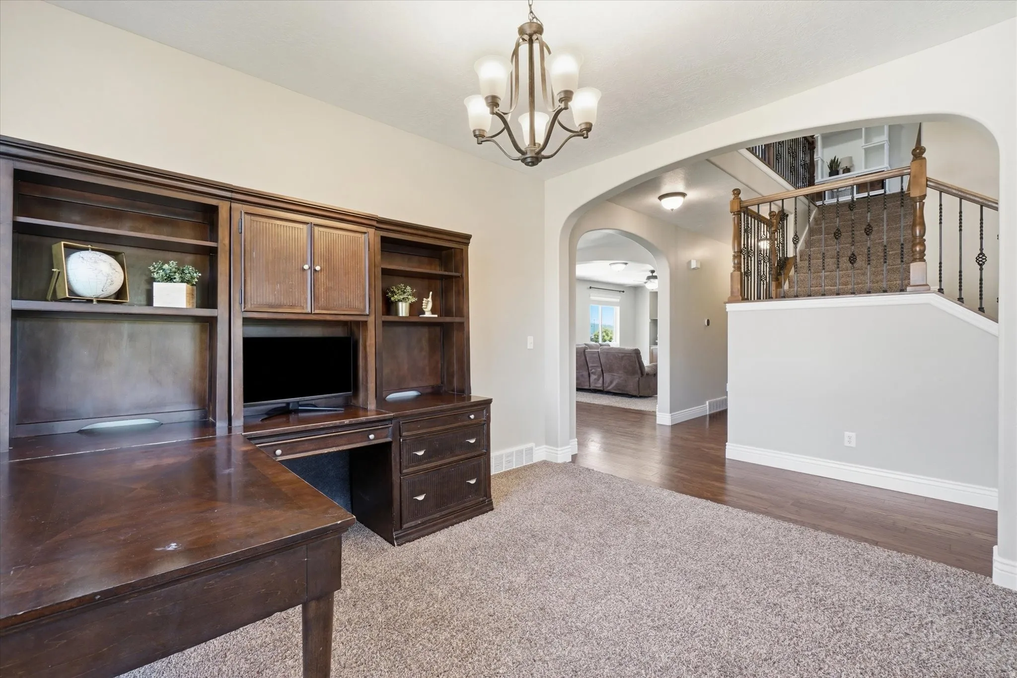 Flexible space could be office, formal living or formal dining